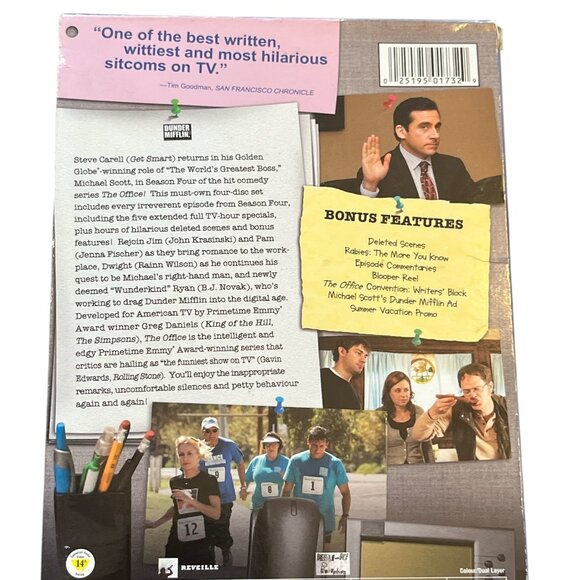 💕4 for $20💕 DVDs The Office Season Four 4 Disc Set - Picture 3 of 8